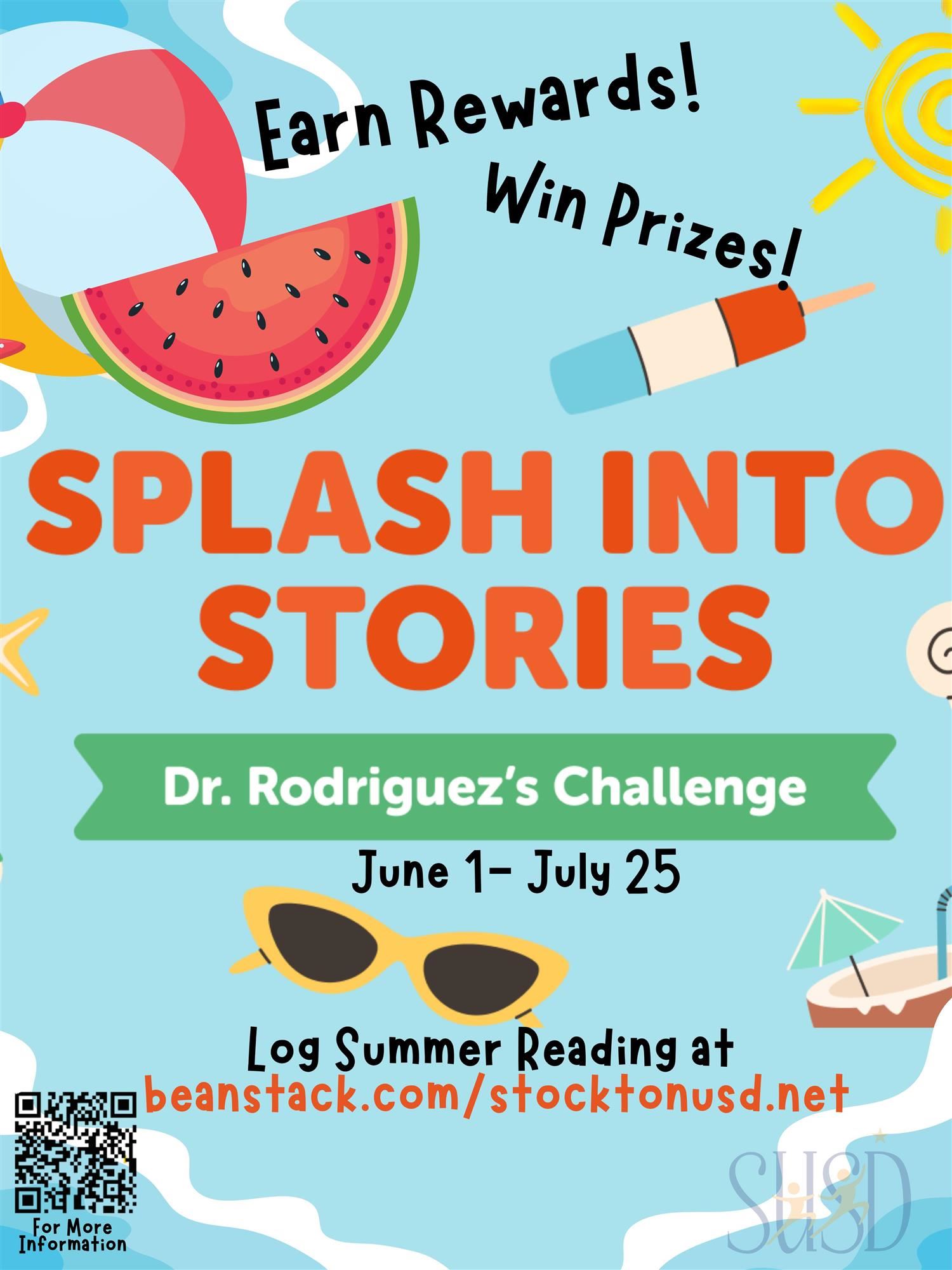  Splash Into Stories! Dr. Rodriguez's Challenge